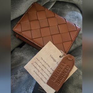 New Brown Genuine Leather Wallet
